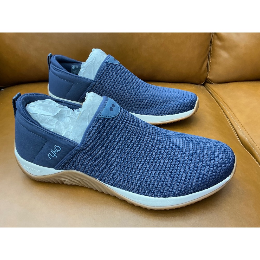 Ryka Echo Unwind Trail Slip-On Womens 11W Academy Blue Mesh Sneakers